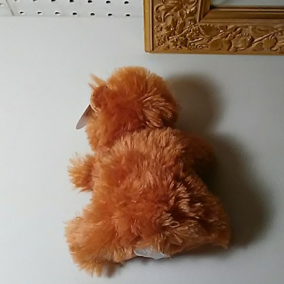 Teddy Bear 6" Realistic fluffy Brand New Embroidered Nose Mouth GOLDEN BROWN - Picture 3 of 5